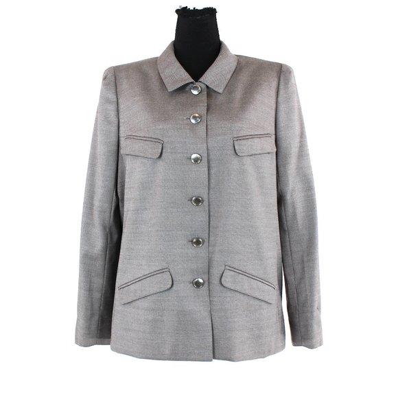 chanel tweed jacket 42